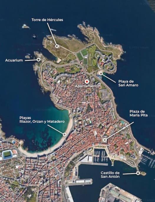 Apartamento Torre De Hercules A Coruna Ngoại thất bức ảnh