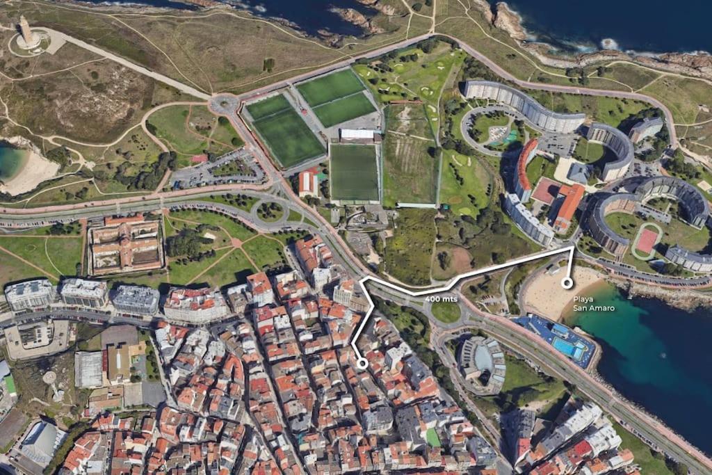 Apartamento Torre De Hercules A Coruna Ngoại thất bức ảnh